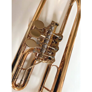 Karl Scherzer Drehventil-Trompete K3 Goldlack