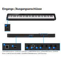 Casio PX-S3100 BK Privia Stage-Piano schwarz (Digitalpiano) mit Ständer