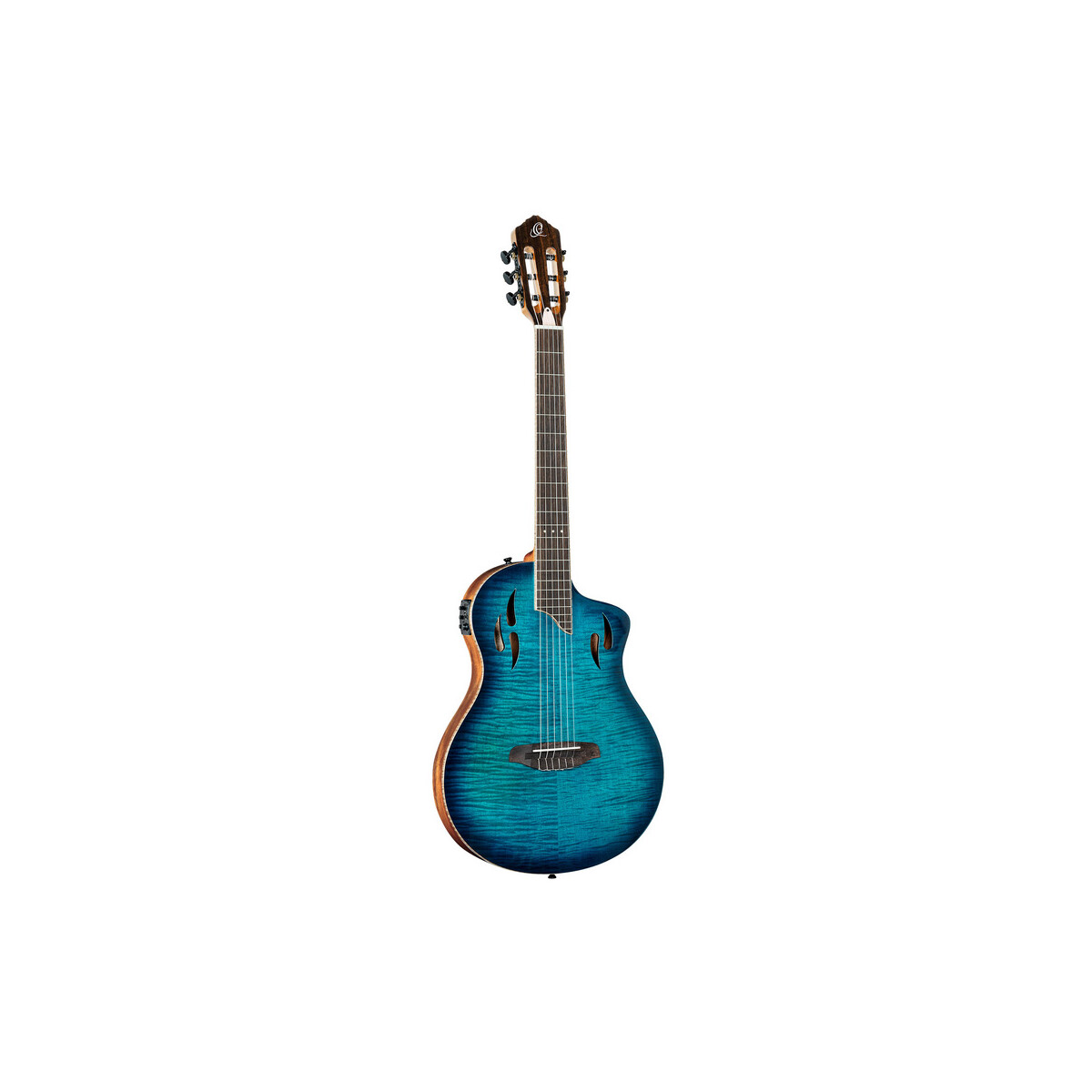 Ortega TourPlayer RTPDLX-FMA blue burst mit Tonabnehmer