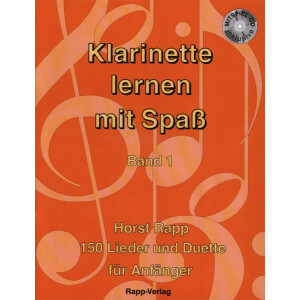 Klarinette lernen mit Spa&szlig; - Band 1 mit CD...