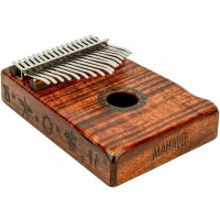 Mahalo Kalimba Flame Koa mit Tasche