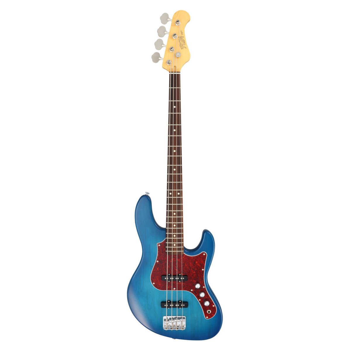 FGN Boundary Mighty Jazz Transparent Blue Sunburst E-Bass...