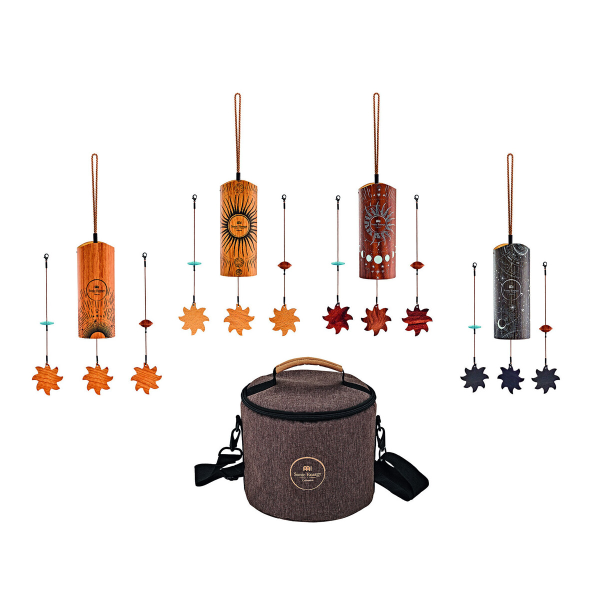 Meinl Sonic Energy Cosmic Bamboo Chime Set - 4-teilig, inkl.