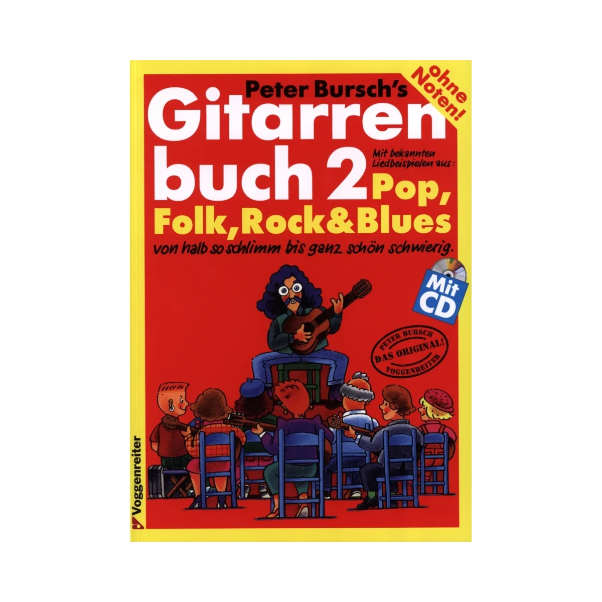 Peter Burschs Gitarrenbuch Band 1 mit CD & DVD