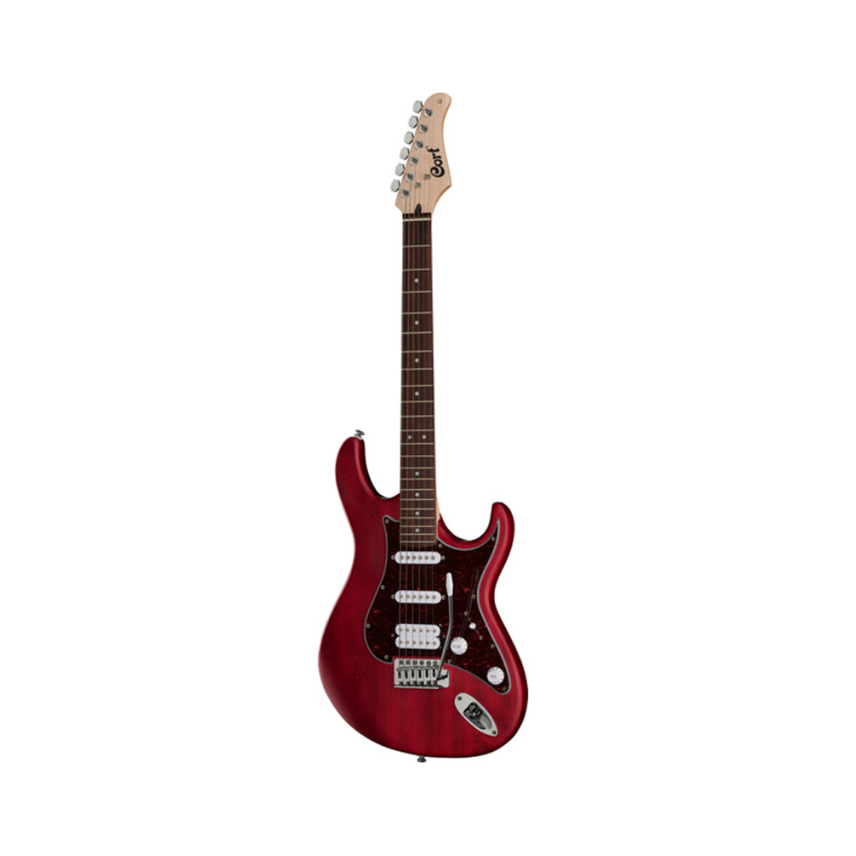 Cort G110 Open Pore Black Cherry E-Gitar box