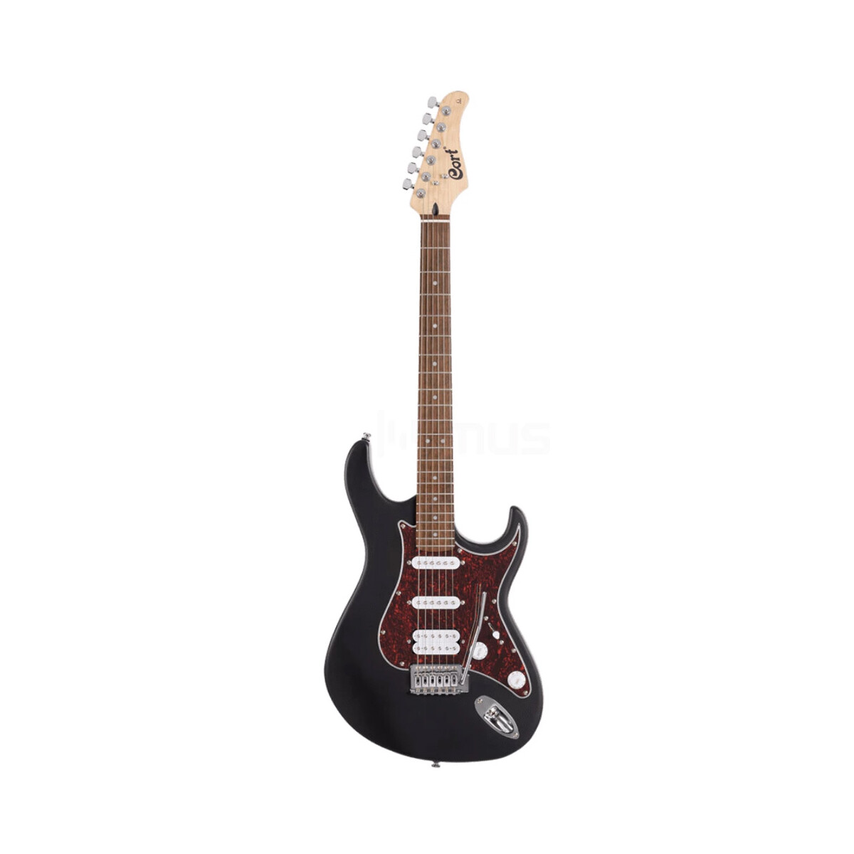 Cort G110 Open Pore Black E-Gitarre box