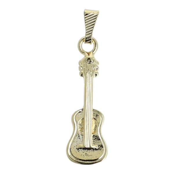 Anhänger Konzertgitarre, gold