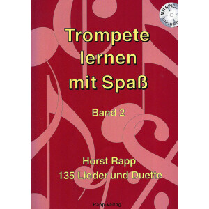 Trompete lernen mit Spaß - Band 2 mit CD (Horst Rapp)