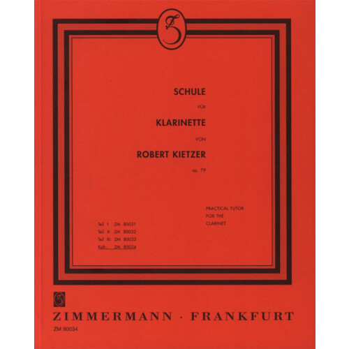 Schule für Klarinette - R. Kietzer - Komplettband