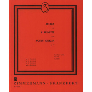 Schule f&uuml;r Klarinette - R. Kietzer - Komplettband