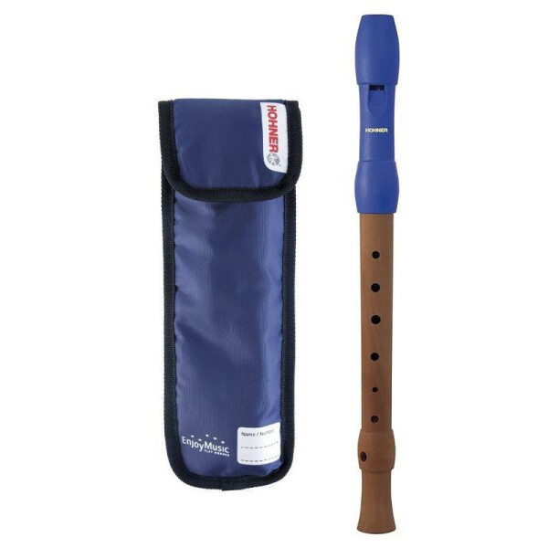 Hohner Blockflöte Alegra Blau - deutsch