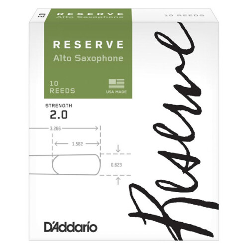 Rico Reserve Alt-Saxophon, Packung (10 Stück)