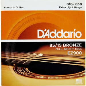 Daddario EZ900 Acoustic Strings Extra Light 85/15 Bronze...