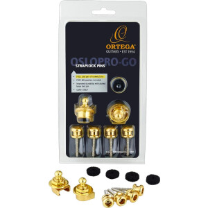 Ortega OSLOPRO-GO Straplock Pins Pro Gold