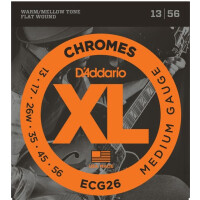 Daddario ECG26 Jazz-Gitarrensaiten Medium Chromes 013-056